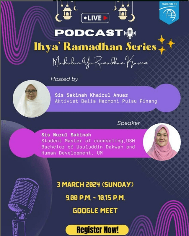 Ihya’ Ramadan Series: Marhaban Ya Ramadan Kareem (sisters only)