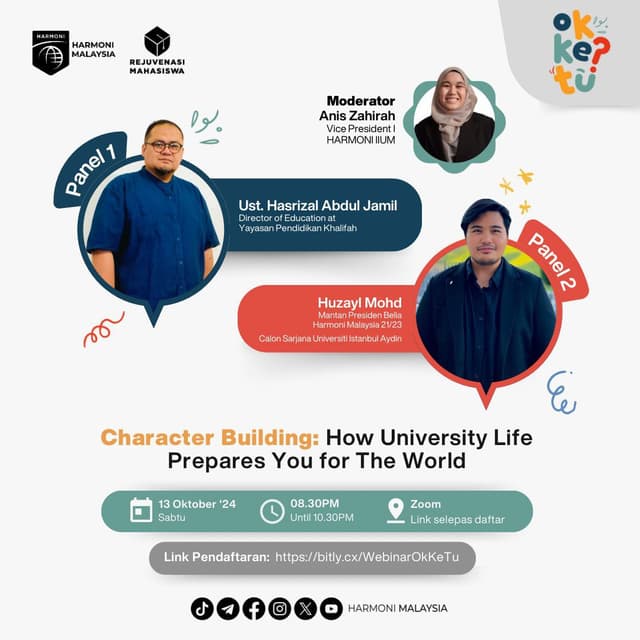 Webinar - Character Building: How University Prepares You for the Real World